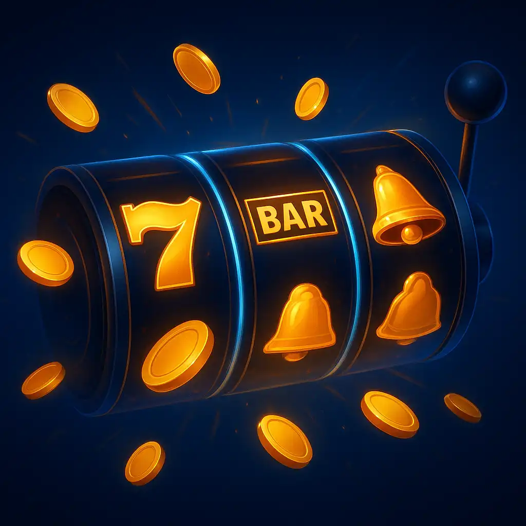 Bright Mafia Casino slot machines with golden symbols